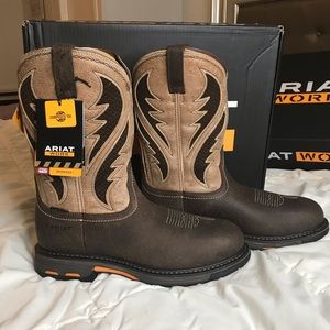 Ariat workhog composite toe work boots
